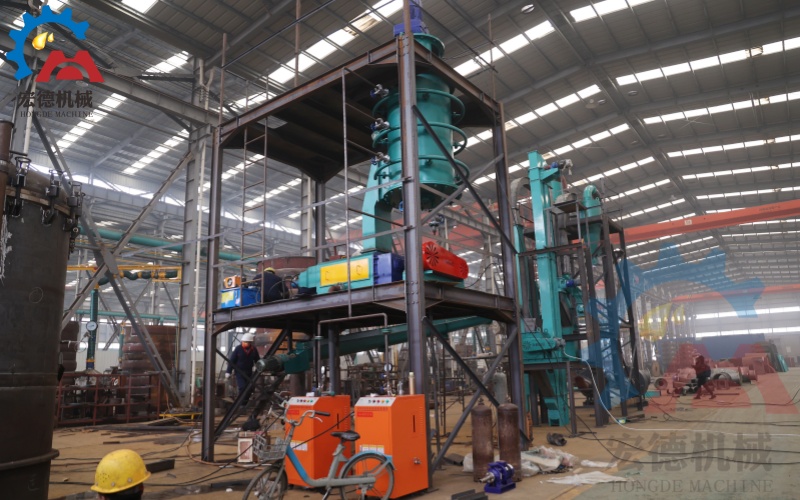 棕櫚油壓榨生產(chǎn)線試機(jī)現(xiàn)場(chǎng)